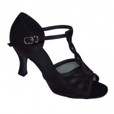 TIFFANY BLACK - 1.5 INCH HEEL